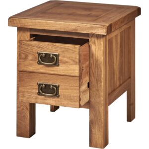 Canneto Oak Side/Lamp Table
