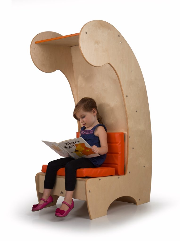 Kid Reading A Book Wooden